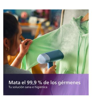 Plancha Vertical Philips Azul