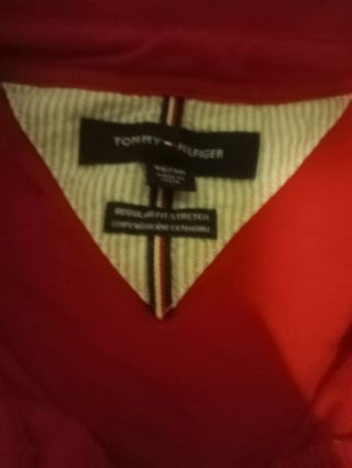 Polo Tommy Hilfiger Rayas Rojo/Negro
