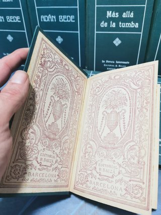 lote 9 libros, LA NOVELA INTERESANTE. EDITORIAL B. BAUZA, años 40