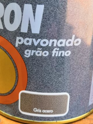 Titan Oxiron pavonado gris acero antioxidante