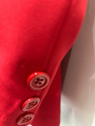 Completo giacca e pantalone rosso