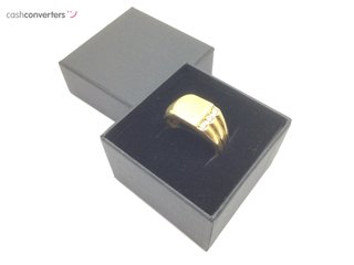 anillo oro 18k con piedra con circonita