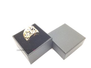 sortija oro 18k con piedra con circonita