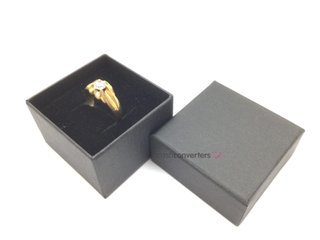anillo oro 18k con piedra con circonita