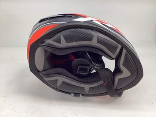 casco integral ls2 ff327 challenger ct2 grid carbono ro/az