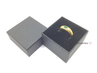 anillo oro 18k con piedra con circonita