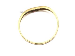 anillo oro 18k con piedra con circonita