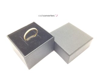 anillo oro 18k con piedra con circonita