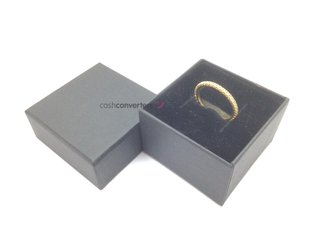 anillo oro 18k con piedra con circonita