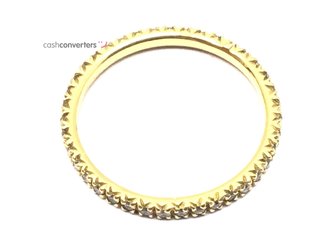 anillo oro 18k con piedra con circonita