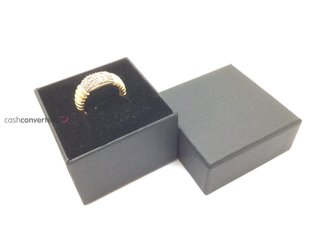 anillo oro 18k con piedra con circonita