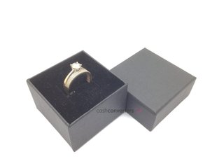sortija oro 18k con piedra con circonita