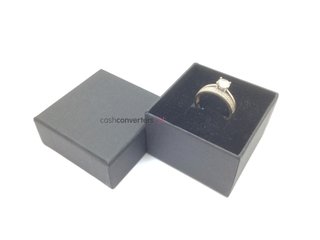 sortija oro 18k con piedra con circonita