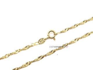 cadena oro 18k 20cm