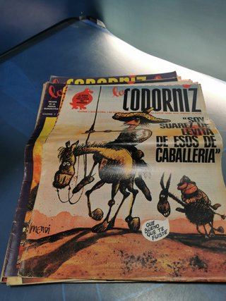 LA CODORNIZ 16 revistas, tratando la censura franquista (1964-1977)