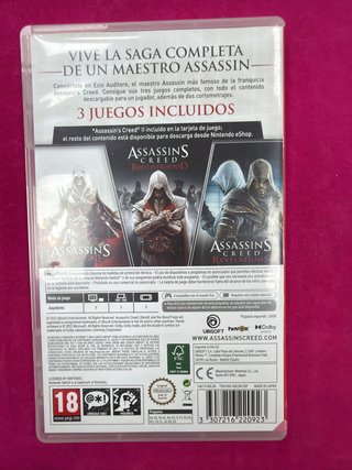 Videojuego Nintendo Switch assassins creed the ezio collecti