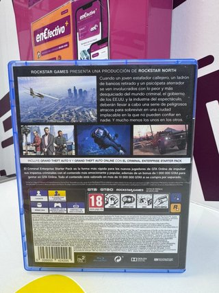 Videojuego PS4 Grand Theft Auto Five