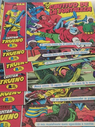 cómic El capitán trueno, apaisado, 6 números