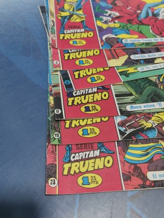 cómic El capitán trueno, apaisado, 6 números