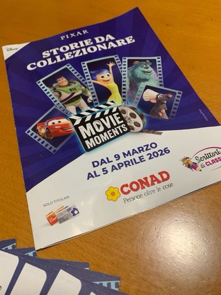 11 bustine Conad Pixar Movie Moments