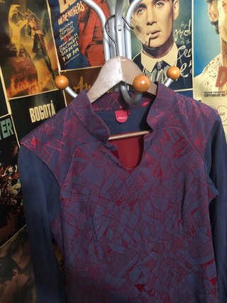 Vestido Skunkfunk Morado y Rojo