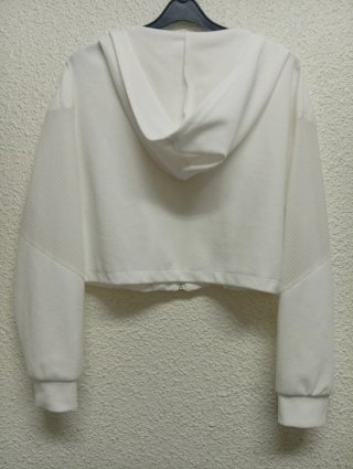 Chaqueta deportiva cropped blanca