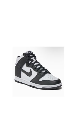 Nike Dunk Botín Unisex Negro Blanco