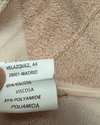 Top Punto Zigzag Brillo Vilagallo Talla M