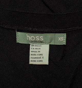 Chaleco de punto Hoss Intropia negro XS Vintage