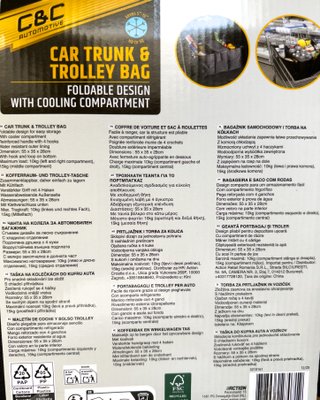 Organizador Maletero Coche Nevera Térmica