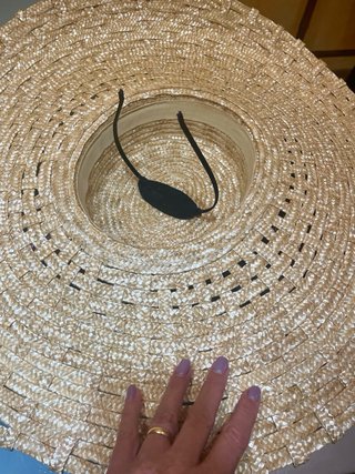 Sombrero de paja ala grande para eventos