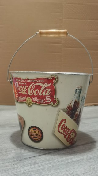 Lote 3 Bandejas y Cubitera Coca Cola Vintage
