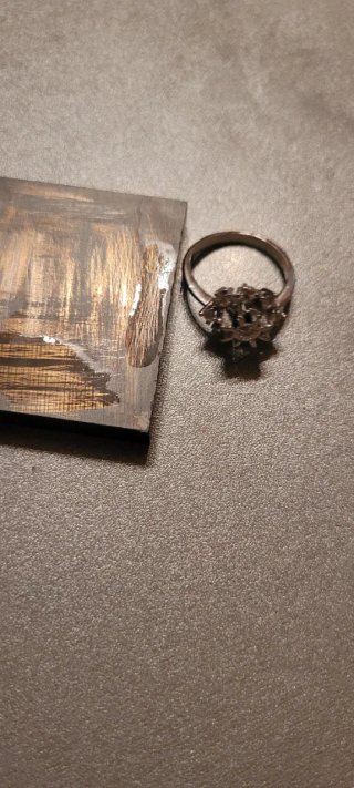 Anillo Oro Blanco 18kl Diamante