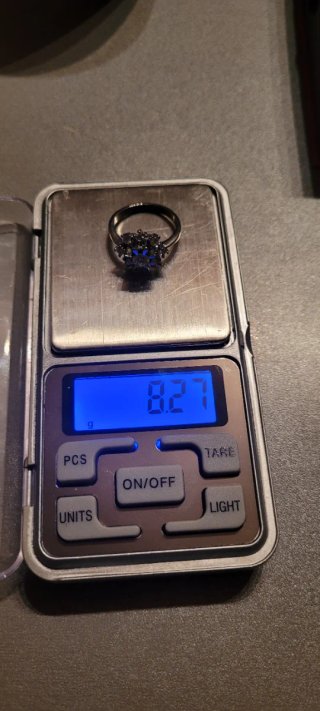 Anillo Oro Blanco 18kl Diamante