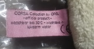 Peluche Opel Corsa C'mon 2006