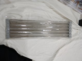 Scolapiatti Arrotolabile Acciaio Inox
