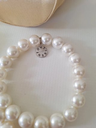 3 Pulseras Ti Sento Perlas Blancas