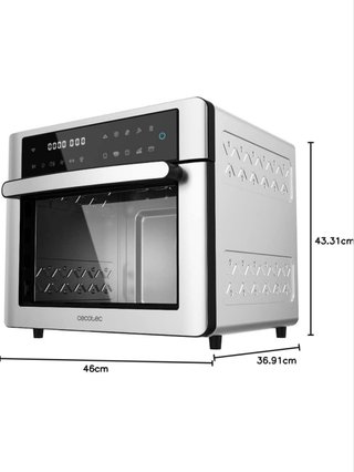 Cecotec Bake&Fry 3000 30L Forno ad Aria 9 Funzioni