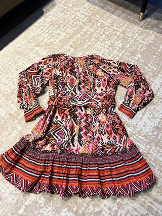 Vestido Zara estampado multicolor
