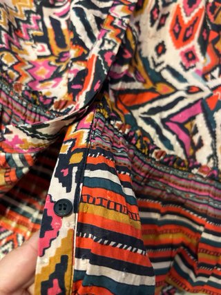 Vestido Zara estampado multicolor