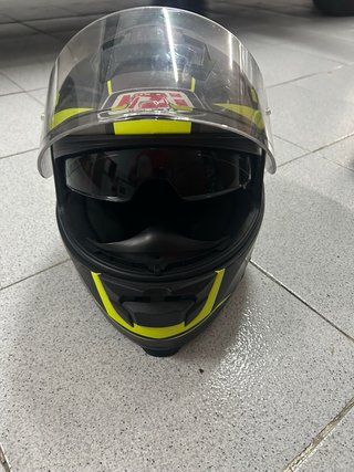 Cascos NZI Negro y Amarillo