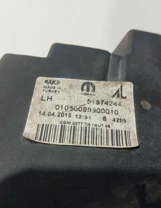 Faro izquierdo fiat 51974244 doblo ii cargo 463961