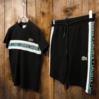 Conjunto Lacoste Verano Negro y Blanco