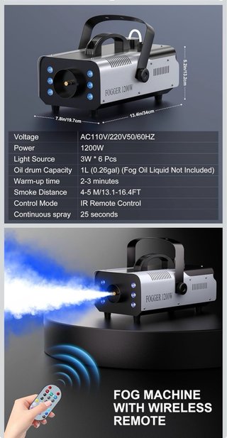 ALQUILER LUCES Y MAQUINA DE HUMO
