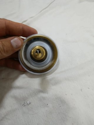 Piletta scarico ottone cromato 66mm
