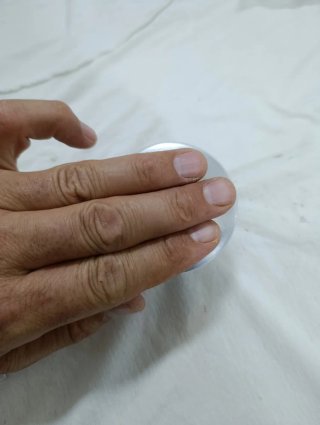 Piletta scarico ottone cromato 66mm
