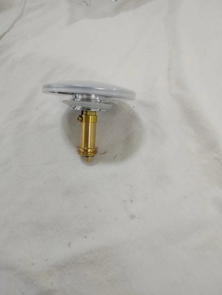 Piletta scarico ottone cromato 66mm