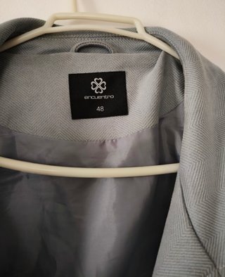 Chaqueta gris entretiempo mujer