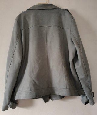 Chaqueta gris entretiempo mujer