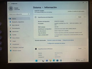 Ordenador HP Compaq dc7800p Ultra-Slim